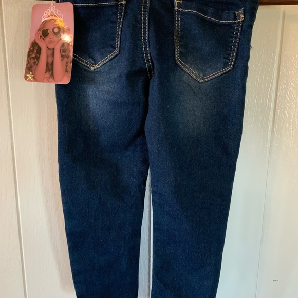 NWT-Size 4T denim leggings - Picture 2 of 4